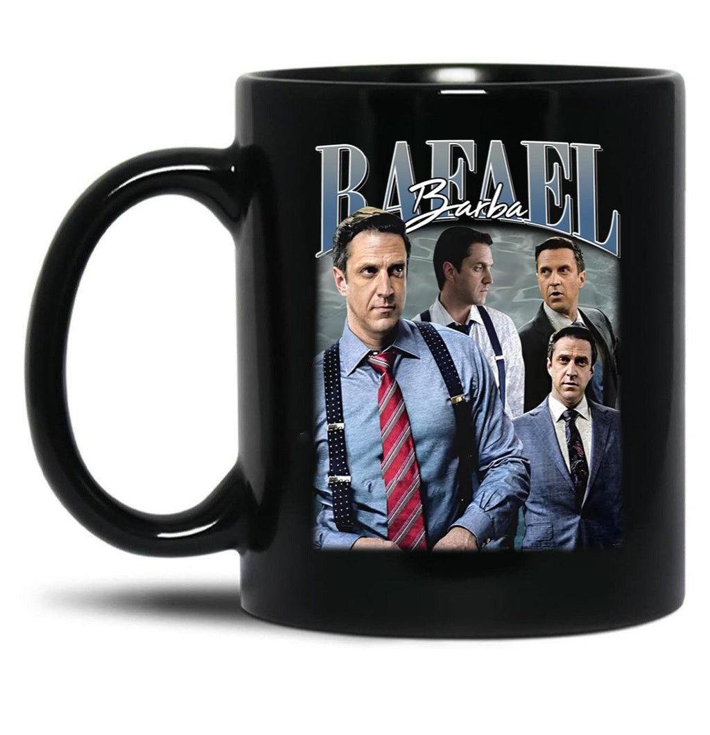 Limited Rafael Barba Vintage Gift for Woman and Man Black Coffee Mug, Gift Coffee Mug