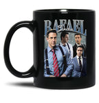 Limited Rafael Barba Vintage Gift for Woman and Man Black Coffee Mug, Gift Coffee Mug