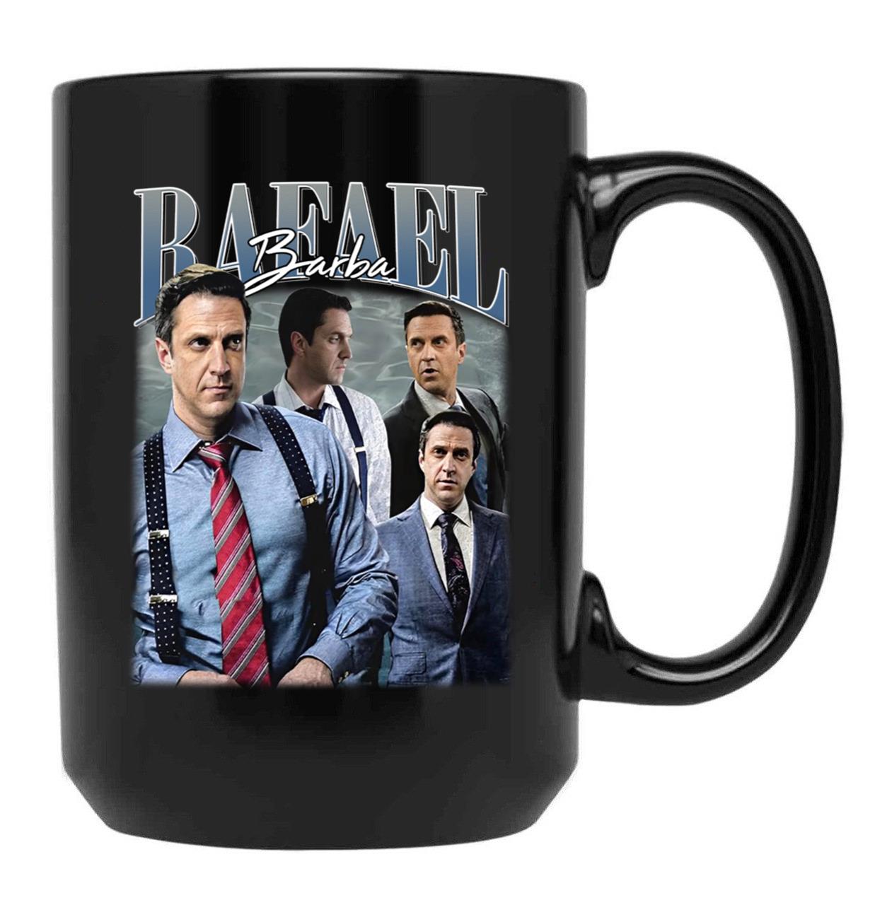 Limited Rafael Barba Vintage Gift for Woman and Man Black Coffee Mug, Gift Coffee Mug