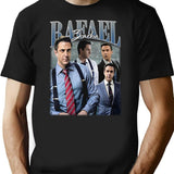Limited Rafael Barba Vintage Gift for Woman and Man Premium Heavyweight Cotton T-Shirt - Black