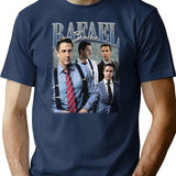 Limited Rafael Barba Vintage Gift for Woman and Man Premium Heavyweight Cotton T-Shirt - Navy