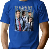 Limited Rafael Barba Vintage Gift for Woman and Man Premium Heavyweight Cotton T-Shirt - Blue