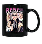 Limited Renee Rapp Vintage Gift for Woman anda Man Black Coffee Mug, Gift Coffee Mug - Black