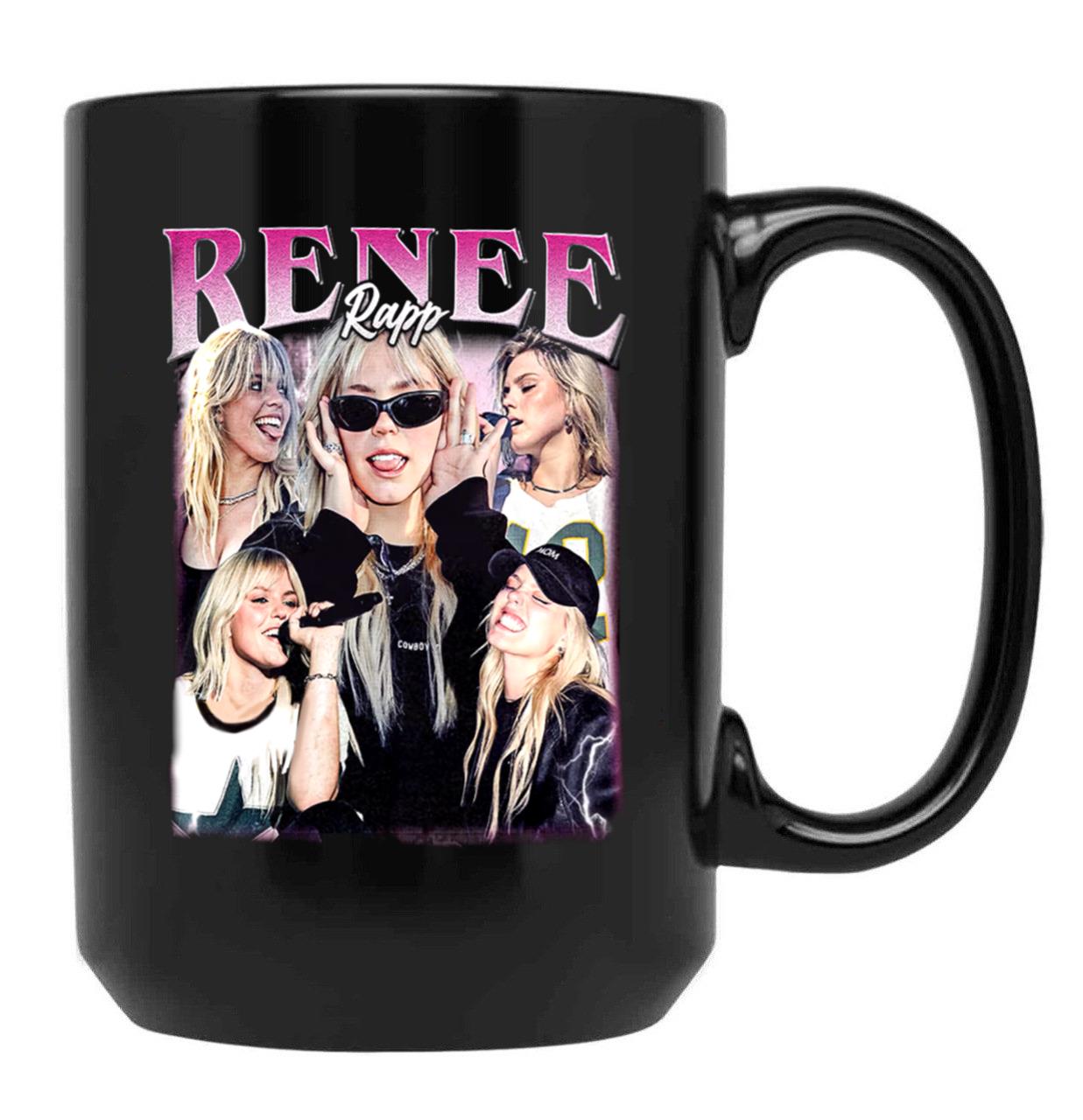Limited Renee Rapp Vintage Gift for Woman anda Man Black Coffee Mug, Gift Coffee Mug