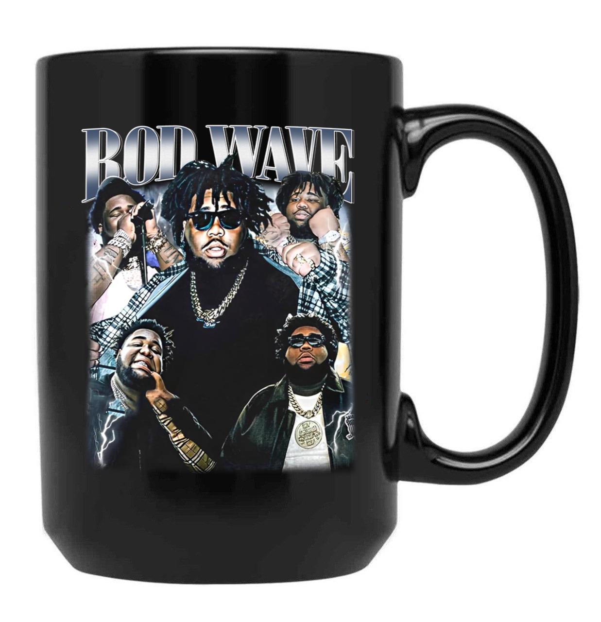 Limited Rod Wave Vintage Gift for Woman and Man Black Coffee Mug, Gift Coffee Mug