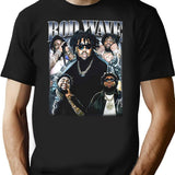 Limited Rod Wave Vintage Shirt Gift for Woman and Man Premium Heavyweight Cotton T-Shirt - Black