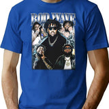 Limited Rod Wave Vintage Shirt Gift for Woman and Man Premium Heavyweight Cotton T-Shirt - Blue