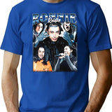Limited Ronnie Radke Vintage Shirt Gift for Woman and Man Premium Heavyweight Cotton T-Shirt - Blue