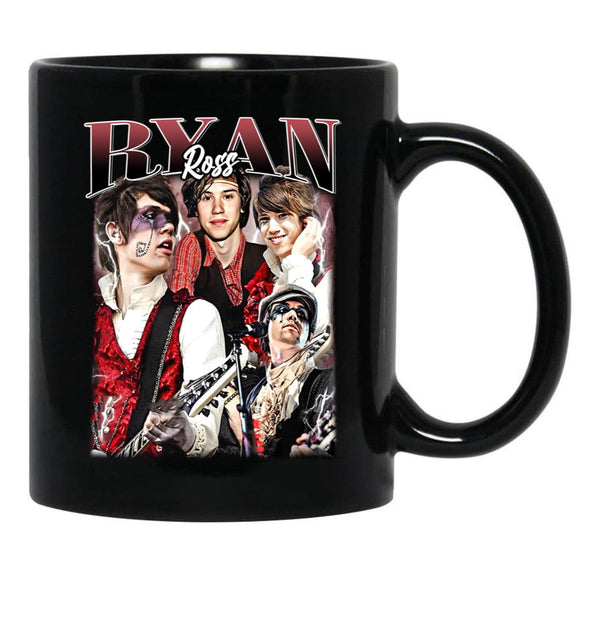 Limited Ryan Ross Vintage Gift for Woman and Man Black Coffee Mug, Gift Coffee Mug - Black
