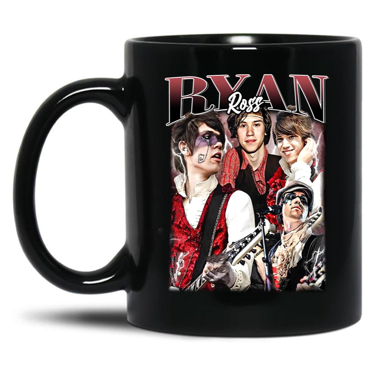Limited Ryan Ross Vintage Gift for Woman and Man Black Coffee Mug, Gift Coffee Mug