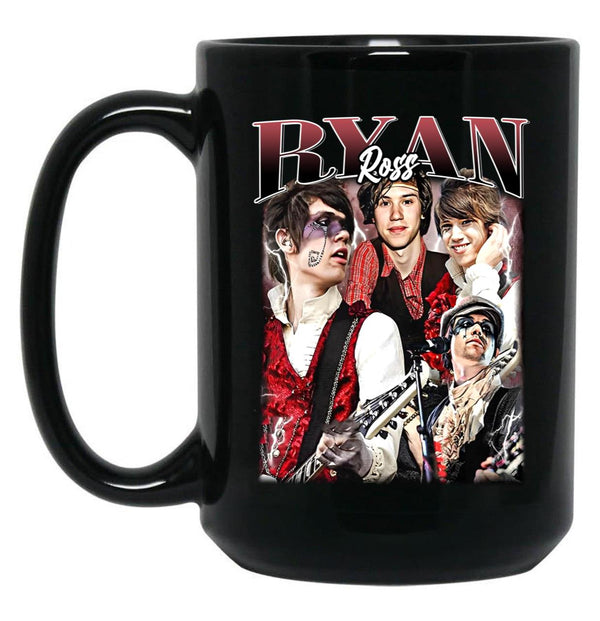 Limited Ryan Ross Vintage Gift for Woman and Man Black Coffee Mug, Gift Coffee Mug - Black