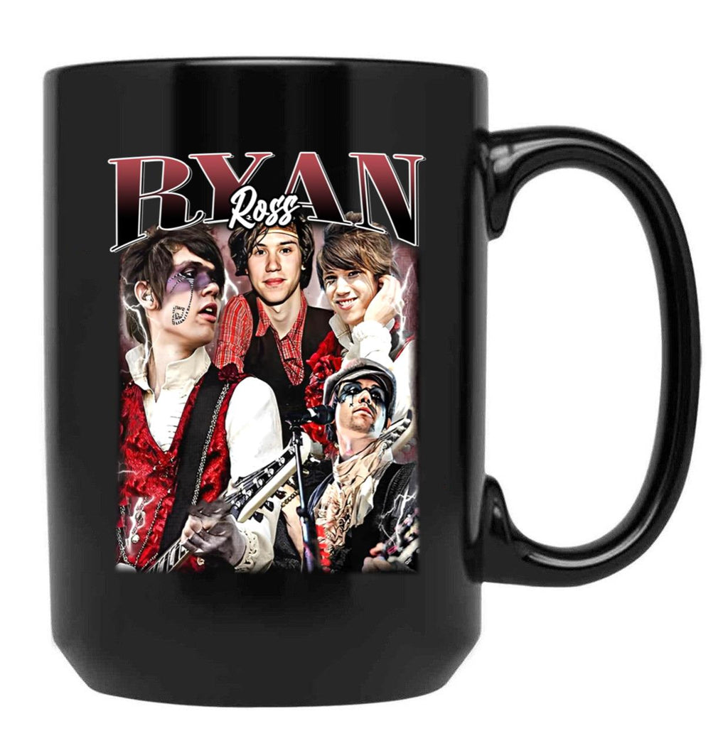 Limited Ryan Ross Vintage Gift for Woman and Man Black Coffee Mug, Gift Coffee Mug