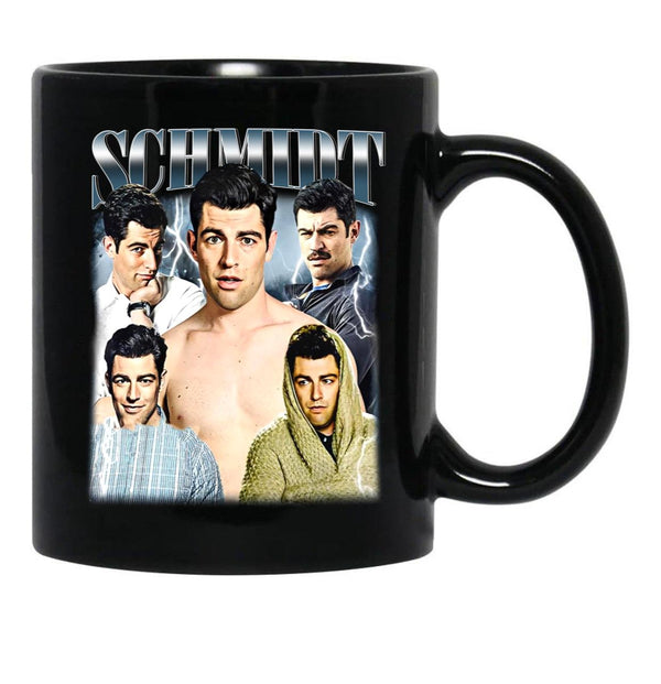 Limited Schmidt New Girl Vintage Gift for Woman and Man Black Coffee Mug, Gift Coffee Mug - Black