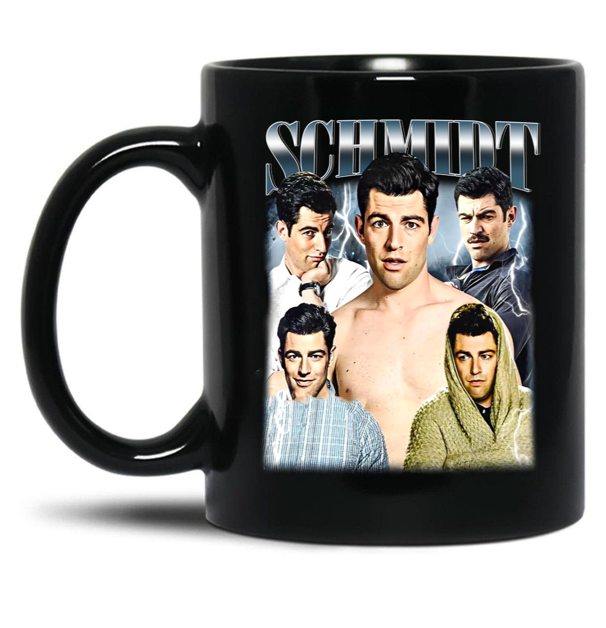 Limited Schmidt New Girl Vintage Gift for Woman and Man Black Coffee Mug, Gift Coffee Mug