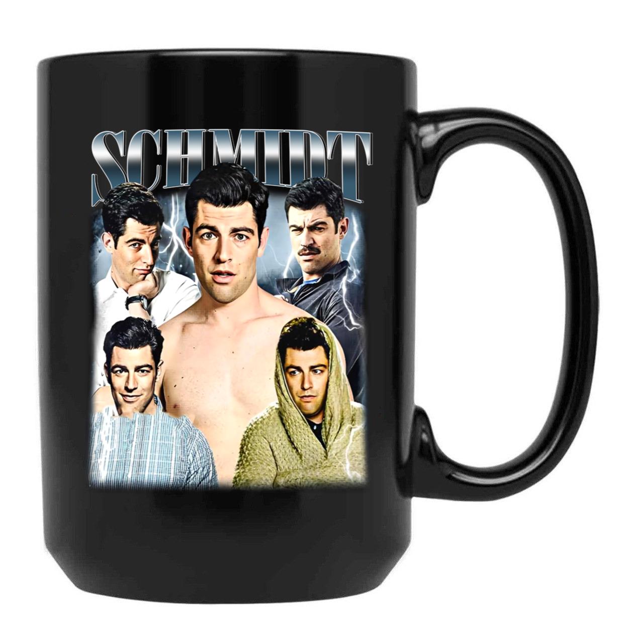 Limited Schmidt New Girl Vintage Gift for Woman and Man Black Coffee Mug, Gift Coffee Mug
