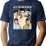 Limited Schmidt New Girl Vintage Shirt Gift for Woman and Man Premium Heavyweight Cotton T-Shirt - Navy