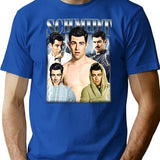 Limited Schmidt New Girl Vintage Shirt Gift for Woman and Man Premium Heavyweight Cotton T-Shirt - Blue