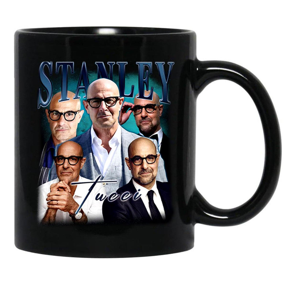 Limited Stanley Tucci Vintage Gift for Woman and Man Black Coffee Mug, Gift Coffee Mug - Black