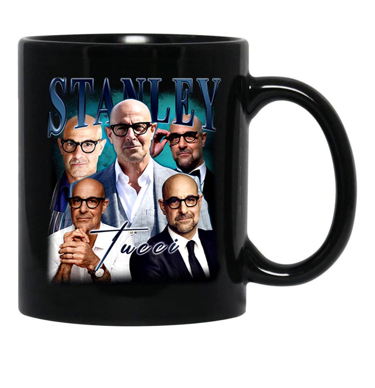 Limited Stanley Tucci Vintage Gift for Woman and Man Black Coffee Mug, Gift Coffee Mug - Black