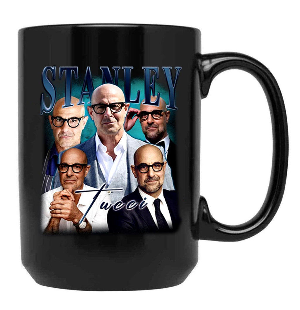 Limited Stanley Tucci Vintage Gift for Woman and Man Black Coffee Mug, Gift Coffee Mug