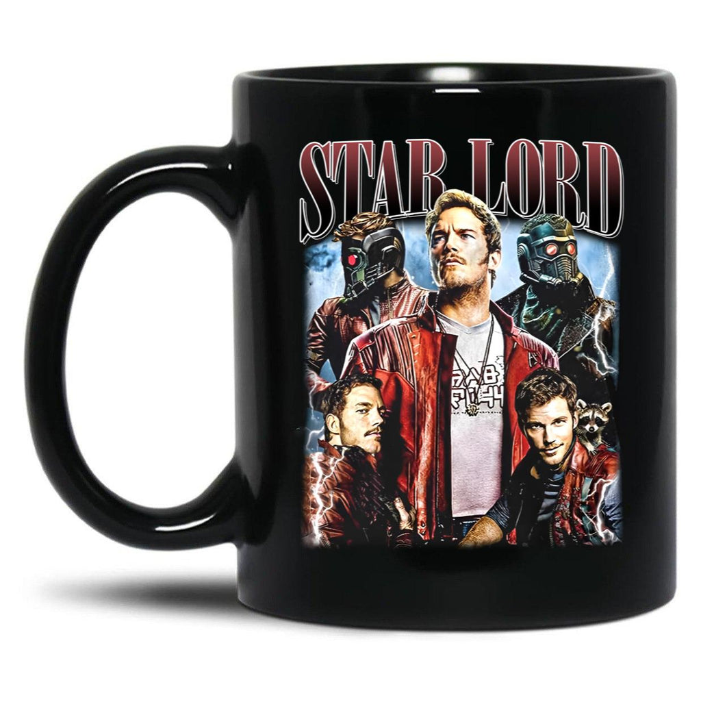 Limited Star Lord Peter Quill Vintage Gift for Woman and Man Black Coffee Mug, Gift Coffee Mug