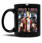 Limited Star Lord Peter Quill Vintage Gift for Woman and Man Black Coffee Mug, Gift Coffee Mug