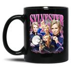Limited Sue Sylvester Vintage Gift for Woman anda Man Black Coffee Mug, Gift Coffee Mug