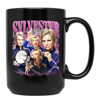 Limited Sue Sylvester Vintage Gift for Woman anda Man Black Coffee Mug, Gift Coffee Mug