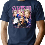 Limited Sue Sylvester Vintage Shirt Gift for Woman anda Man Premium Heavyweight Cotton T-Shirt - Navy