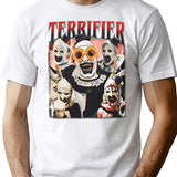 Limited Terrifer Vintage T-Shirt T-Shirt for Men & Women, T-Shirts Graphic Tee - White