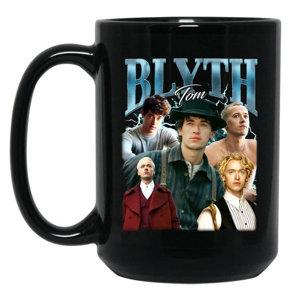Limited Tom Blyth Vintage Gift for Woman and Man Black Coffee Mug, Gift Coffee Mug - Black