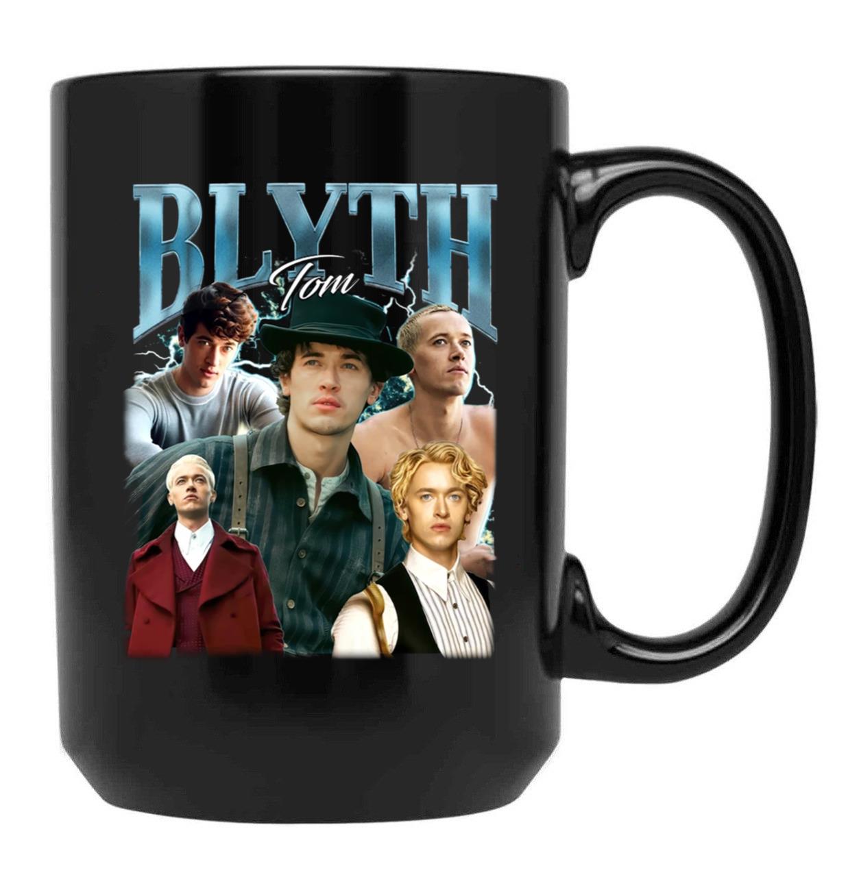 Limited Tom Blyth Vintage Gift for Woman and Man Black Coffee Mug, Gift Coffee Mug