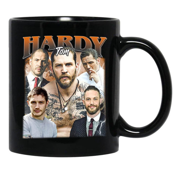 Limited Tom Hardy Vintage Gift for Woman and Man Black Coffee Mug, Gift Coffee Mug - Black