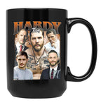 Limited Tom Hardy Vintage Gift for Woman and Man Black Coffee Mug, Gift Coffee Mug