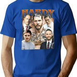 Limited Tom Hardy Vintage Shirt Gift for Woman and Man Premium Heavyweight Cotton T-Shirt - Blue