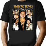 Limited Tom Jones Vintage Shirt Gift for Woman and Man Premium Heavyweight Cotton T-Shirt - Black