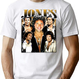 Limited Tom Jones Vintage Shirt Gift for Woman and Man Premium Heavyweight Cotton T-Shirt - White
