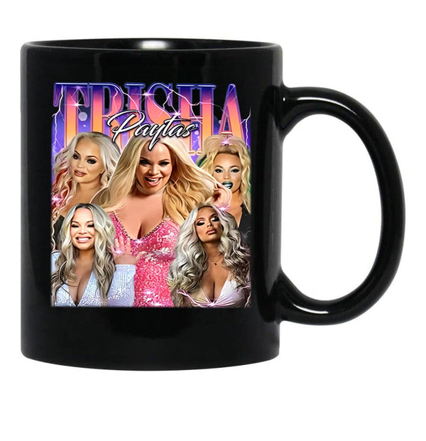 Limited Trisha Paytas Vintage Gift for Woman and Man Black Coffee Mug, Gift Coffee Mug - Black