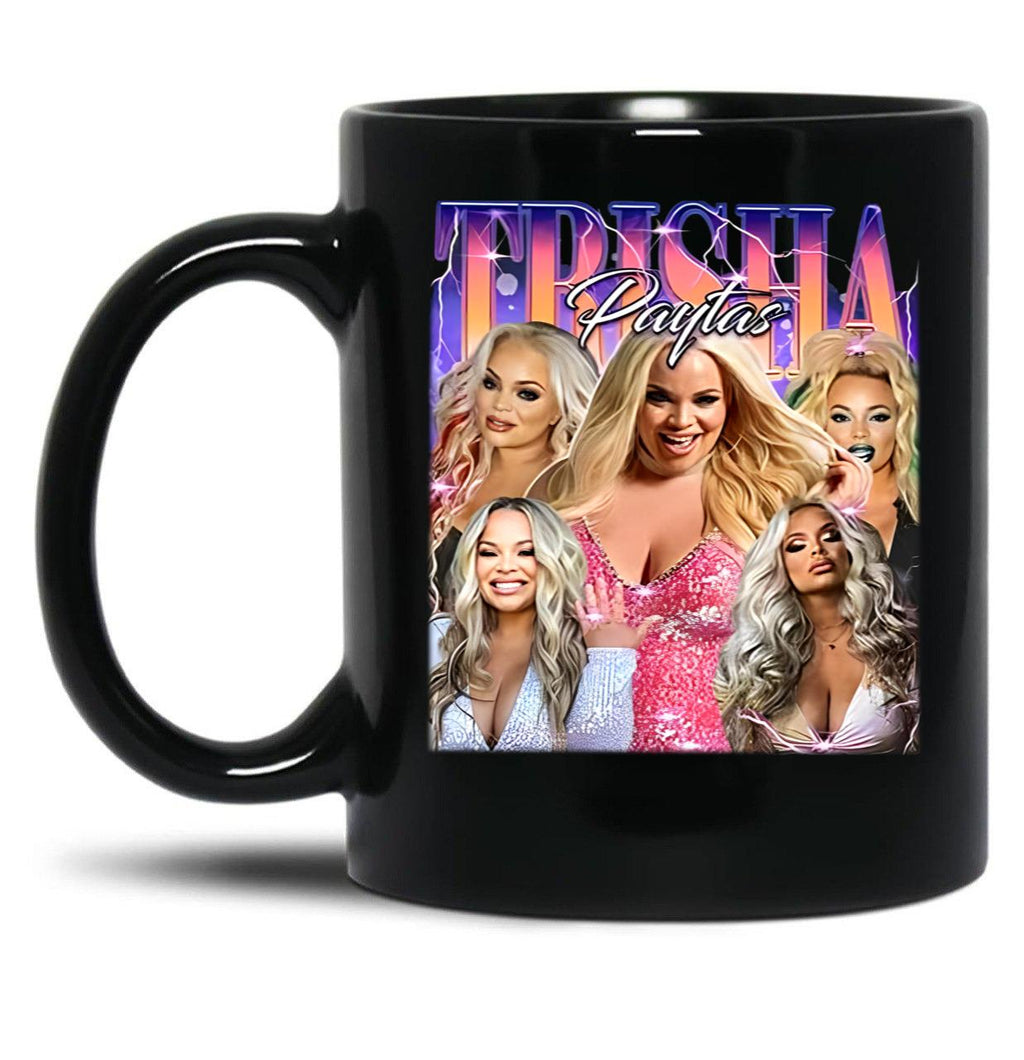 Limited Trisha Paytas Vintage Gift for Woman and Man Black Coffee Mug, Gift Coffee Mug