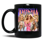 Limited Trisha Paytas Vintage Gift for Woman and Man Black Coffee Mug, Gift Coffee Mug