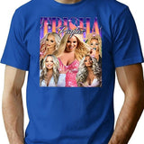 Limited Trisha Paytas Vintage Shirt Gift for Woman and Man Premium Heavyweight Cotton T-Shirt - Blue