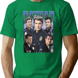 Limitiertes Nathan Fillion Vintage Shirt Geschenk für Frau und Mann Premium Heavyweight Cotton T-Shirt - Green