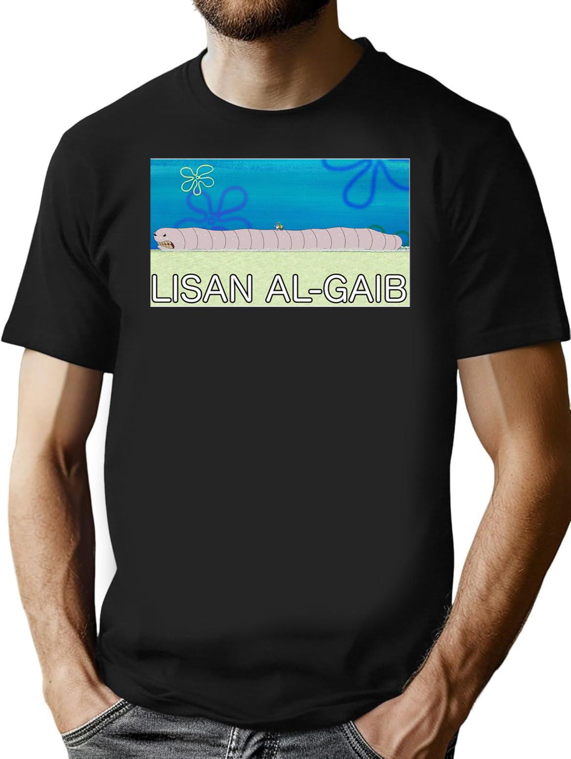 Lisan Al-Gaib Meme Stamp Premium Heavyweight Cotton T-Shirt - Black