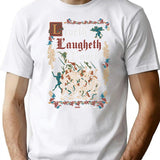 Live Laugh Love Medieval Style - Funny Retro Vintage English History (Dark) T-Shirt for Men & Women, T-Shirts Graphic Tee - White