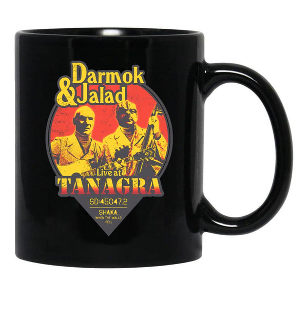 Live at Tanagra Black Coffee Mug, Gift Coffee Mug - Black