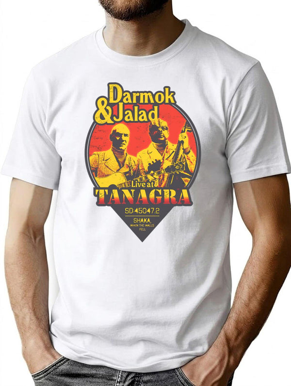 Live at Tanagra Premium Heavyweight Cotton T-Shirt - White