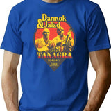 Live at Tanagra Premium Heavyweight Cotton T-Shirt - Blue