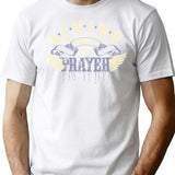 Living On A Prayer T-Shirt for Men & Women, T-Shirts Graphic Tee - White