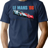 Lm 66 T-Shirt for Men & Women, T-Shirts Graphic Tee - Navy