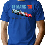 Lm 66 T-Shirt for Men & Women, T-Shirts Graphic Tee - Blue